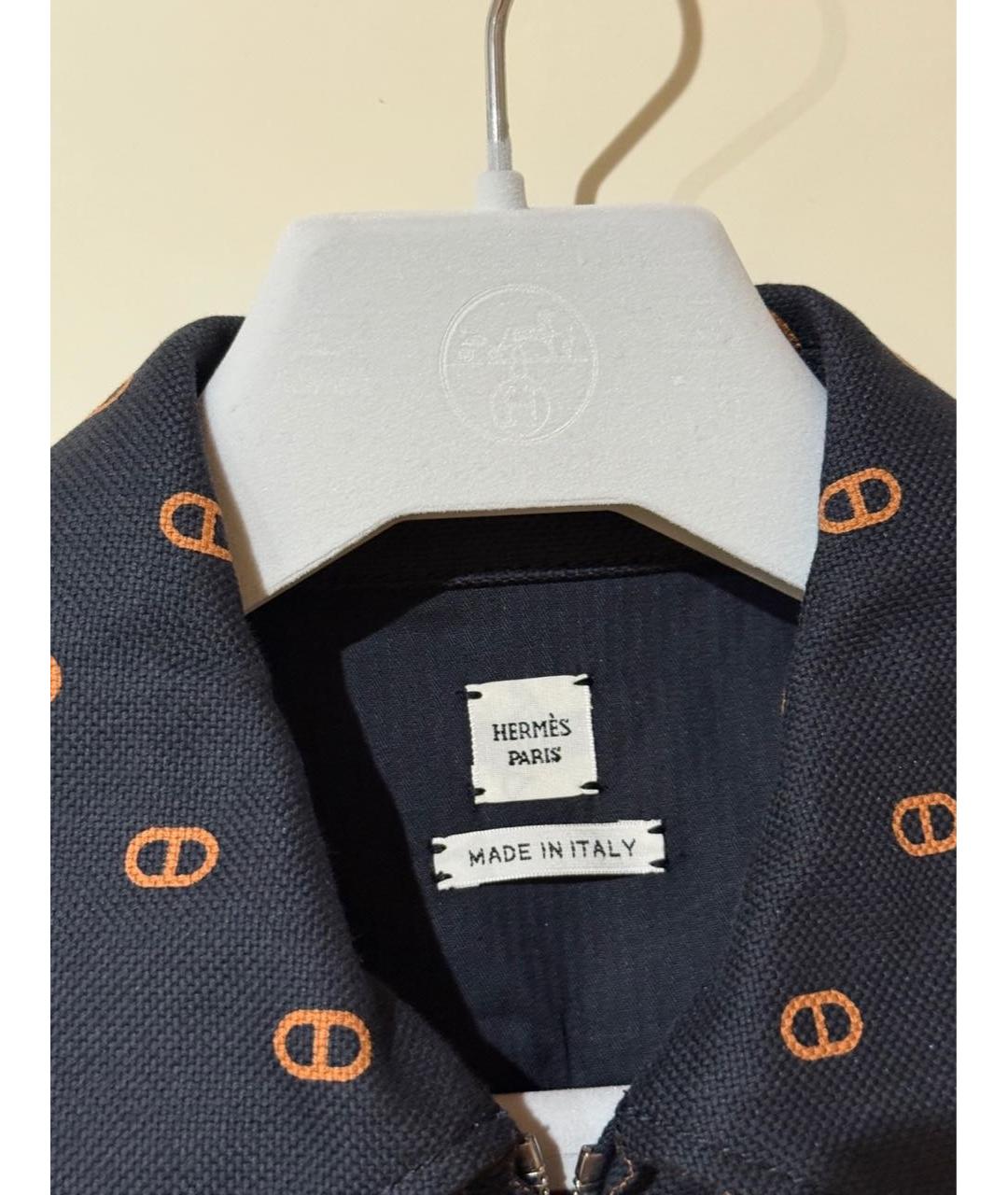 HERMES Черное хлопковое повседневное платье, фото 3