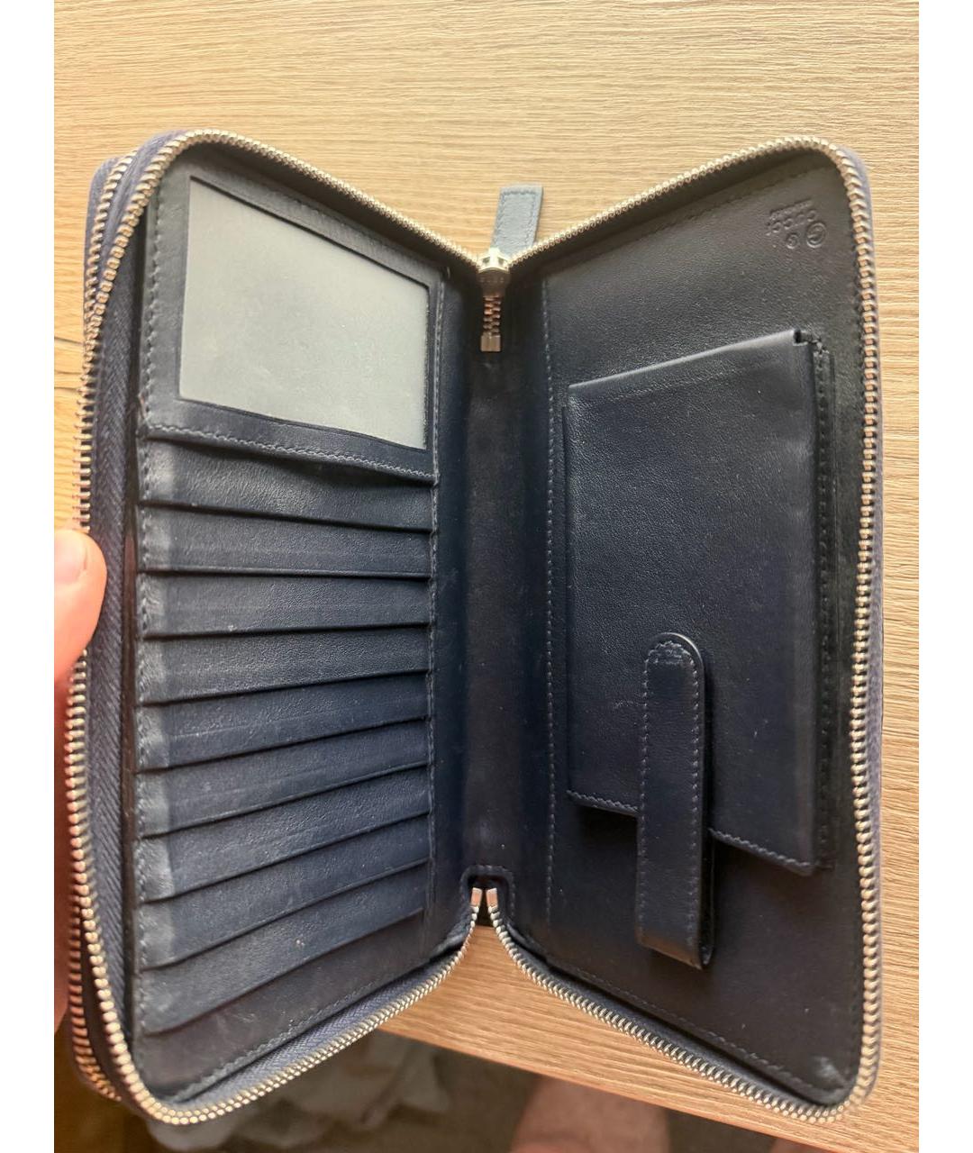GUCCI Черный кожаный кошелек, фото 4