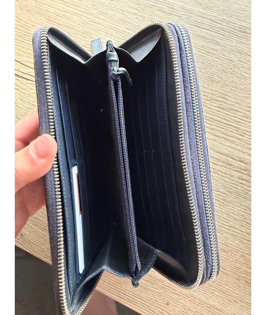 GUCCI Черный кожаный кошелек, фото 3