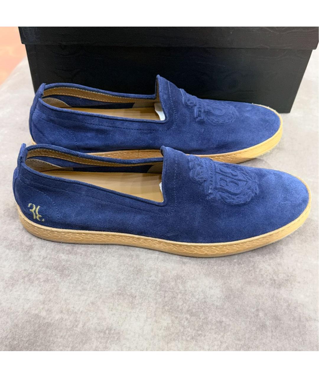 BILLIONAIRE Темно-синие замшевые эспадрильи, фото 7
