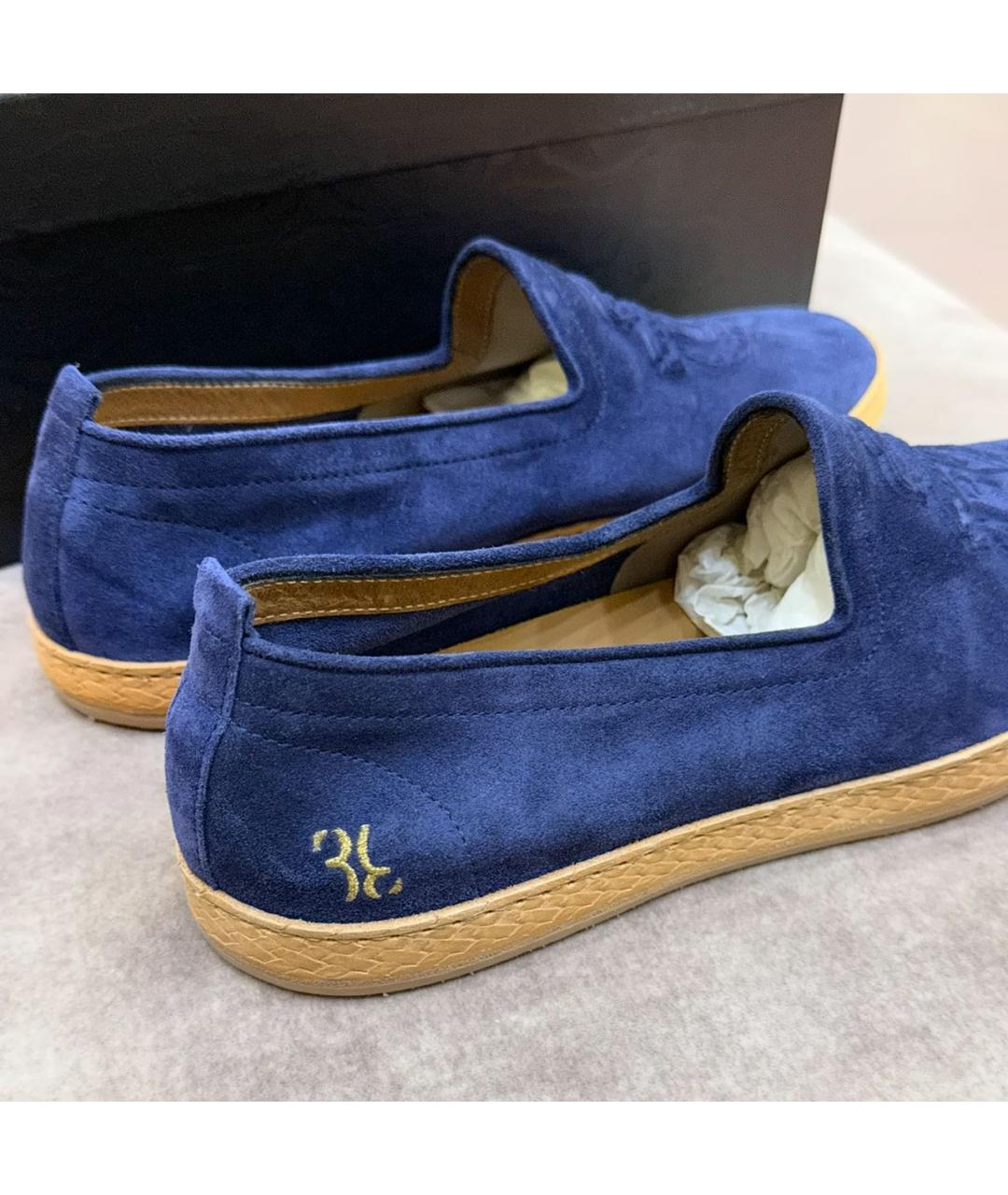 BILLIONAIRE Темно-синие замшевые эспадрильи, фото 3