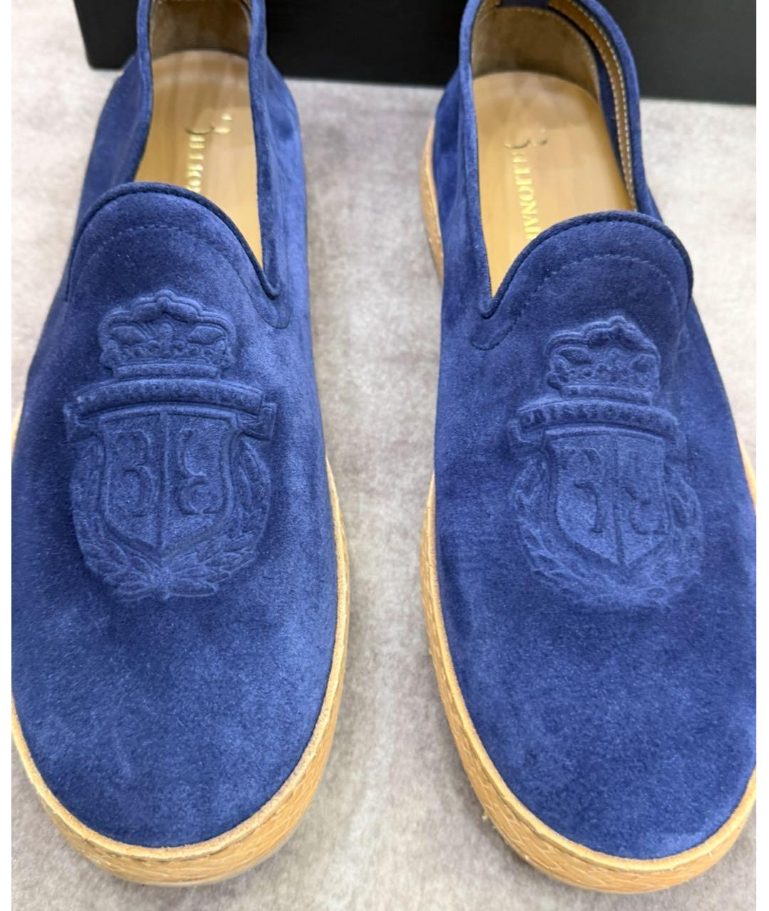 BILLIONAIRE Темно-синие замшевые эспадрильи, фото 5