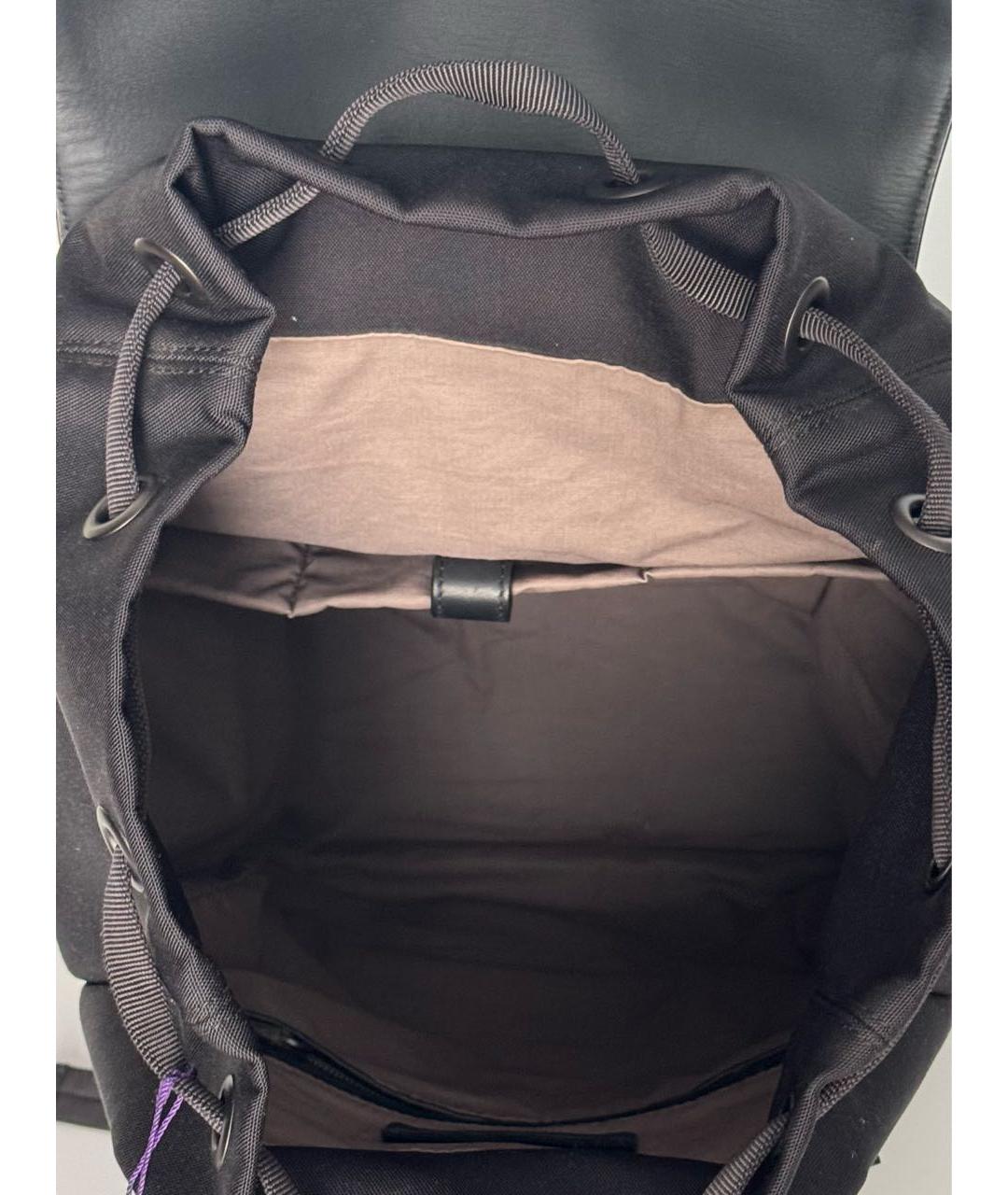 BOTTEGA VENETA Черный кожаный рюкзак, фото 4