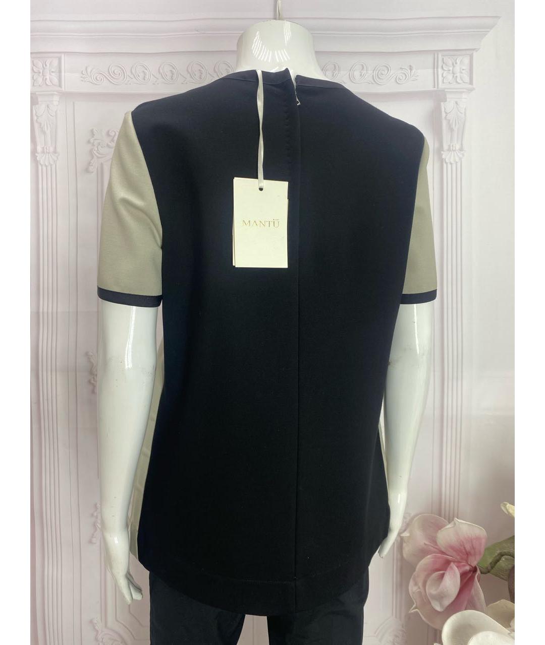 MANTU Бежевая вискозная блузы, фото 2