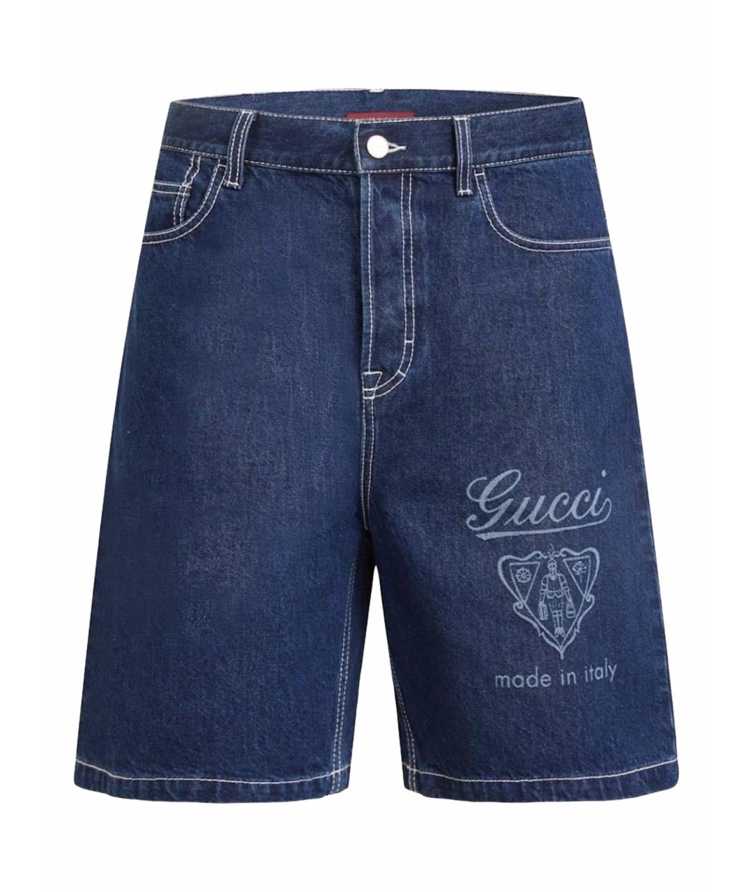 GUCCI Темно-синие шорты, фото 1