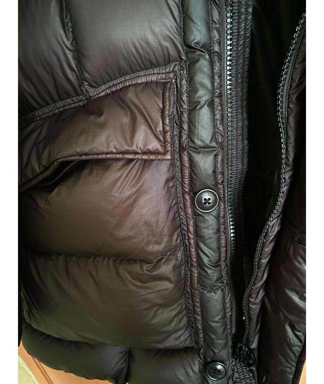 CP COMPANY Черный полиамидовый пуховик, фото 4