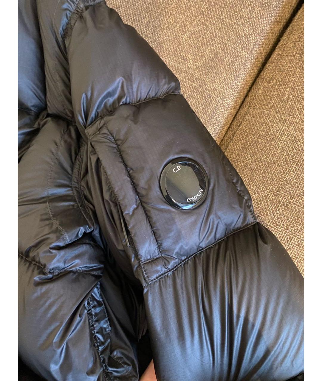 CP COMPANY Черный полиамидовый пуховик, фото 8