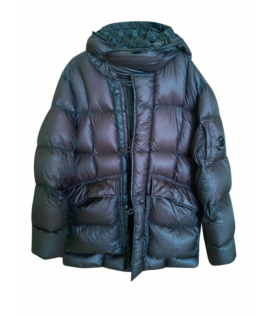 CP COMPANY Черный полиамидовый пуховик, фото 1