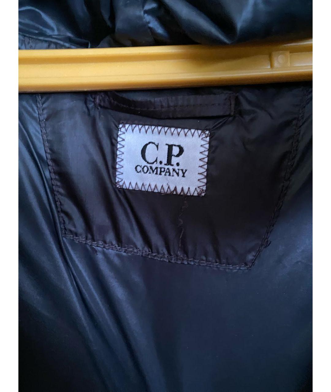 CP COMPANY Черный полиамидовый пуховик, фото 3