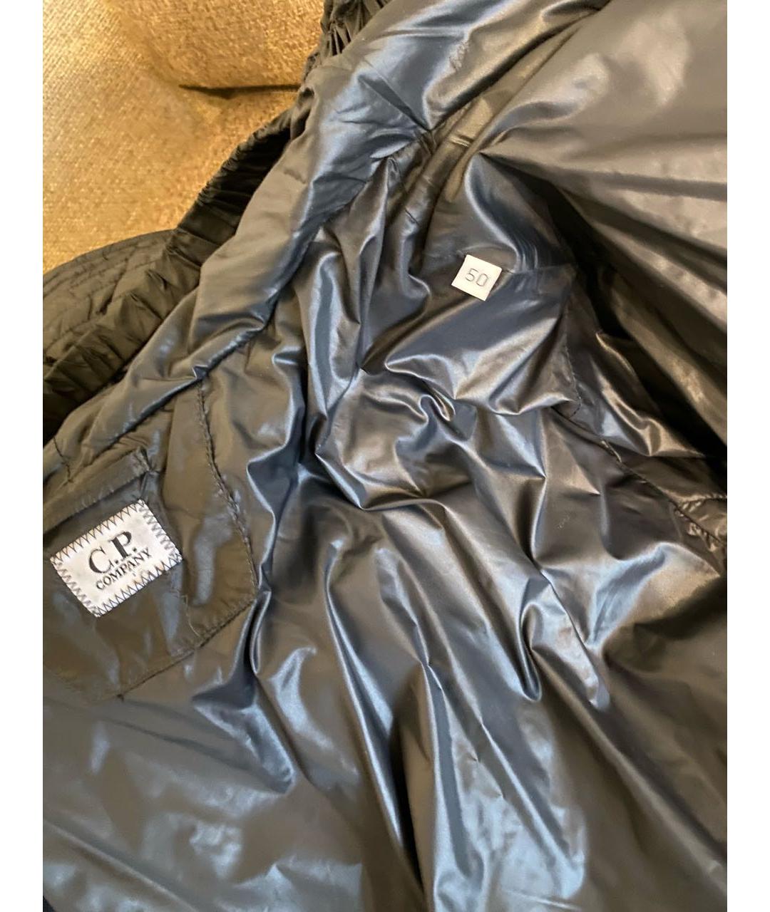 CP COMPANY Черный полиамидовый пуховик, фото 7