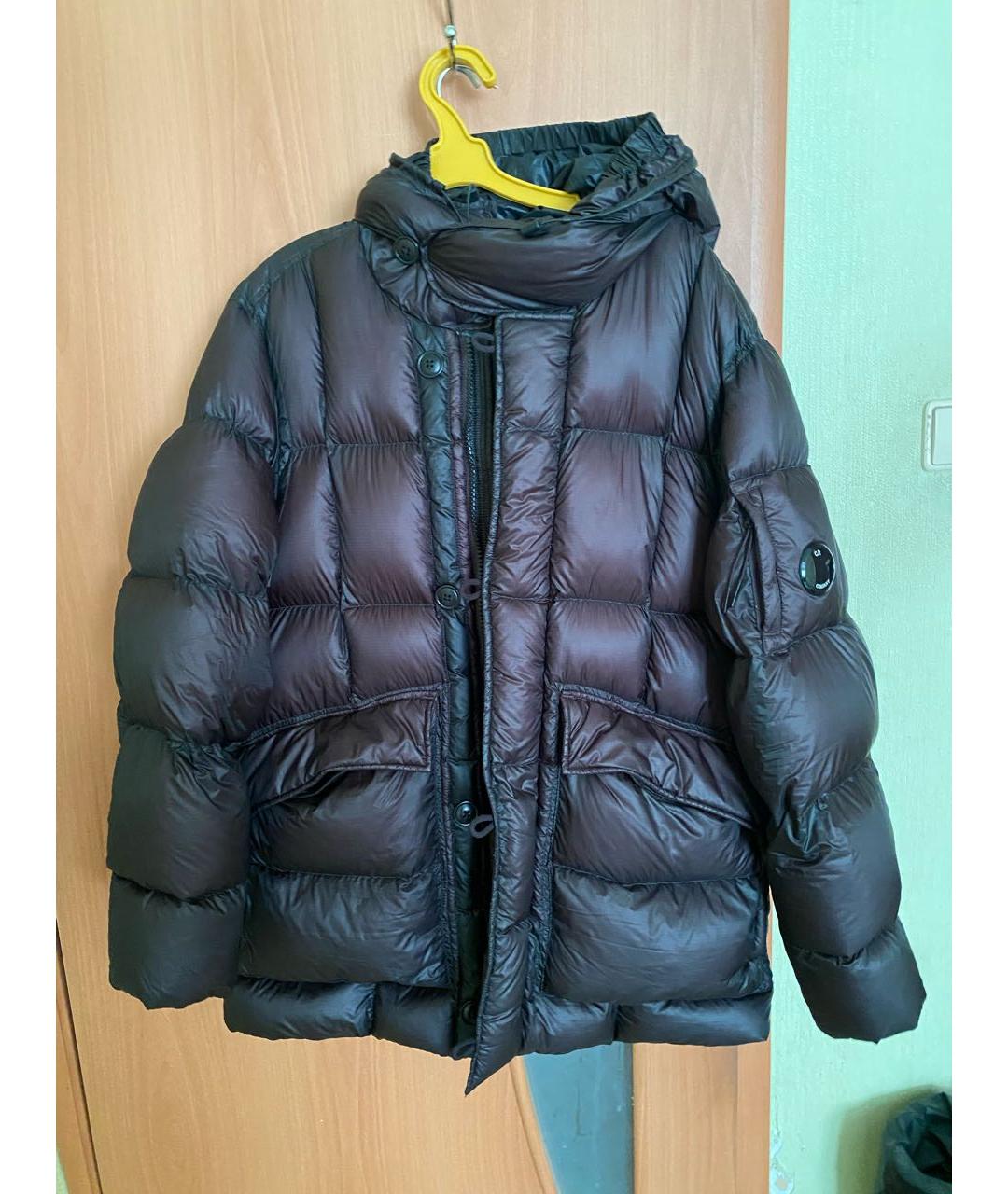 CP COMPANY Черный полиамидовый пуховик, фото 9