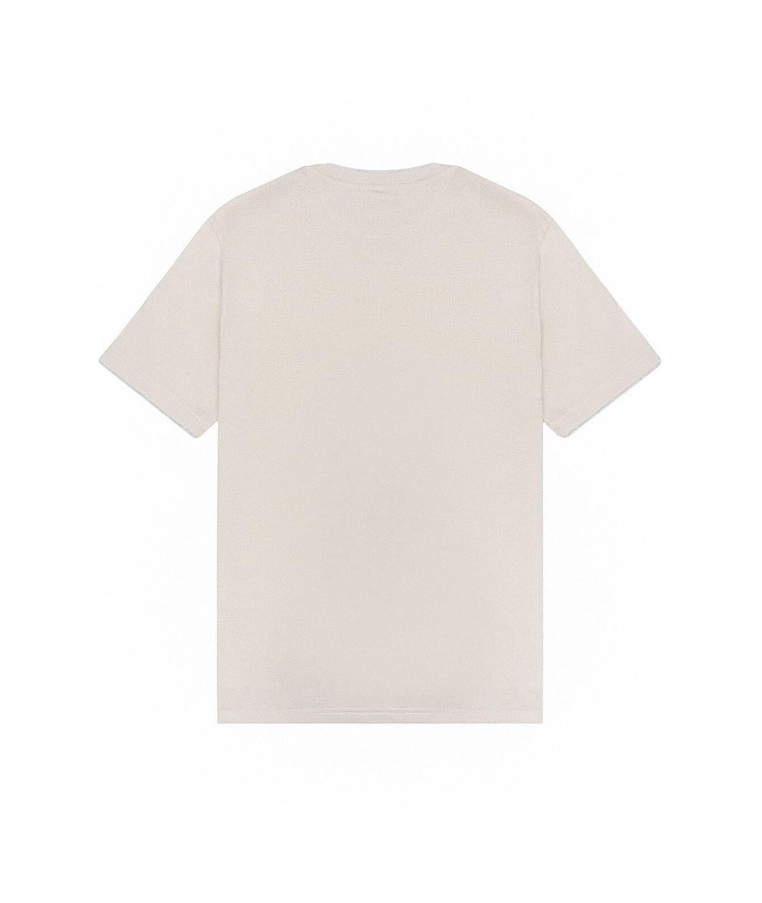 ELEVENTY Бежевая хлопковая футболка, фото 2