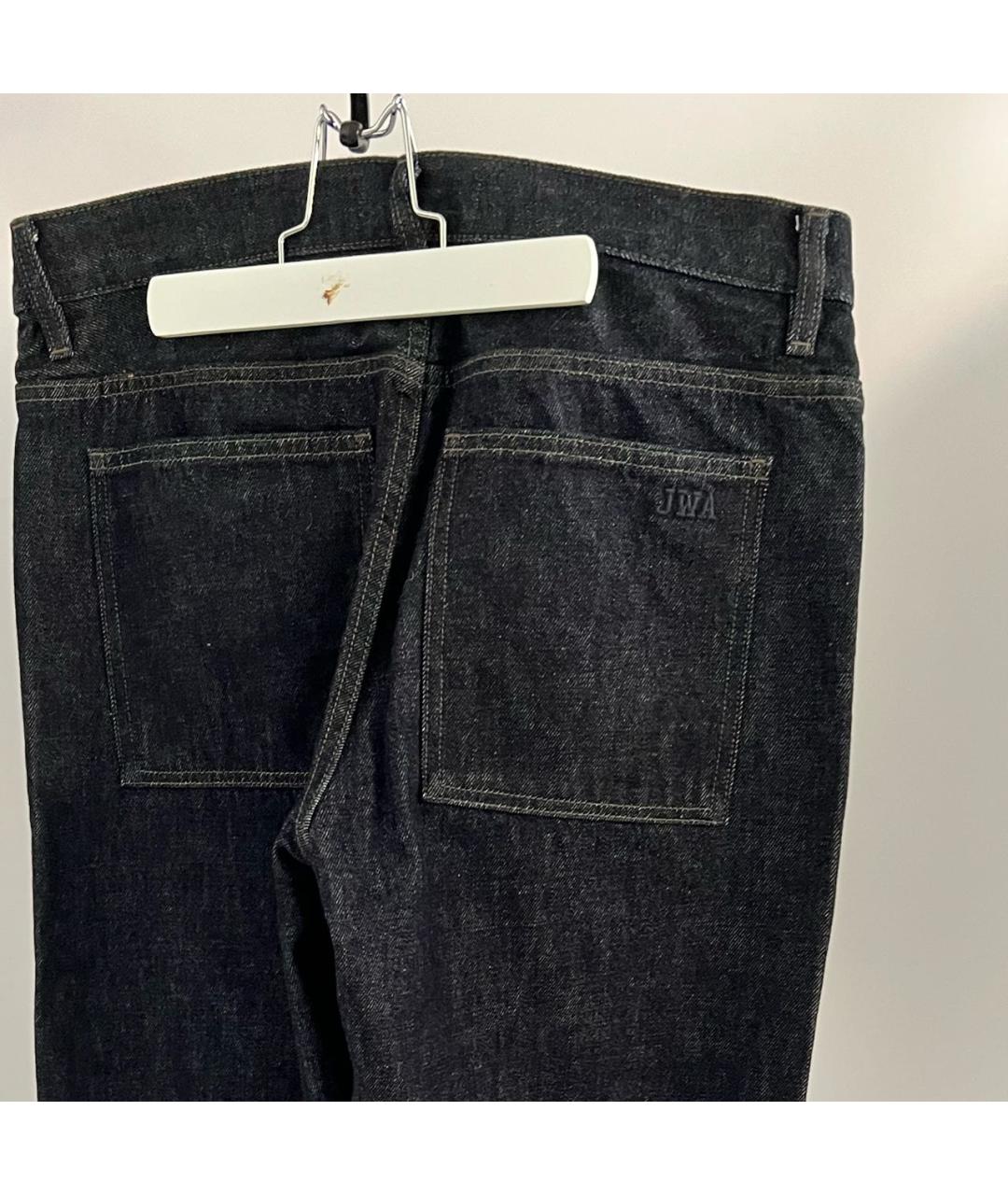 J.W.ANDERSON Черные хлопковые прямые джинсы, фото 6