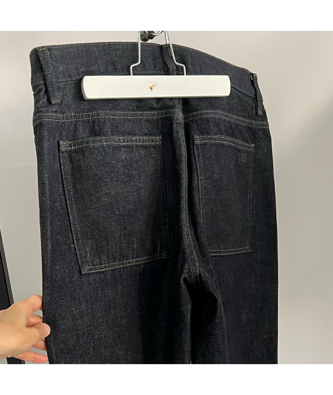 J.W.ANDERSON Черные хлопковые прямые джинсы, фото 5