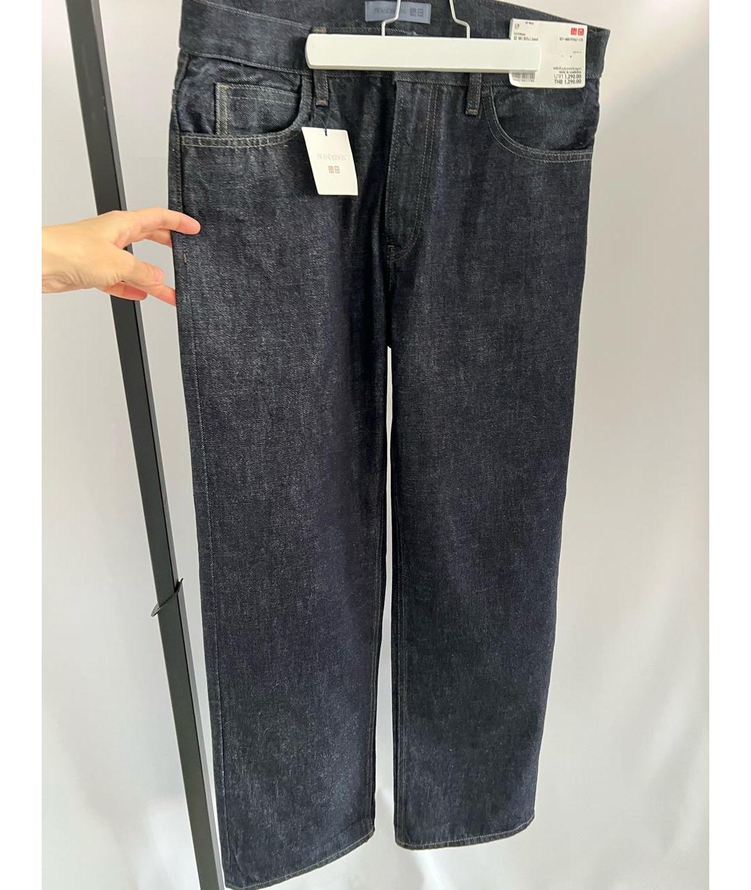 J.W.ANDERSON Черные хлопковые прямые джинсы, фото 2