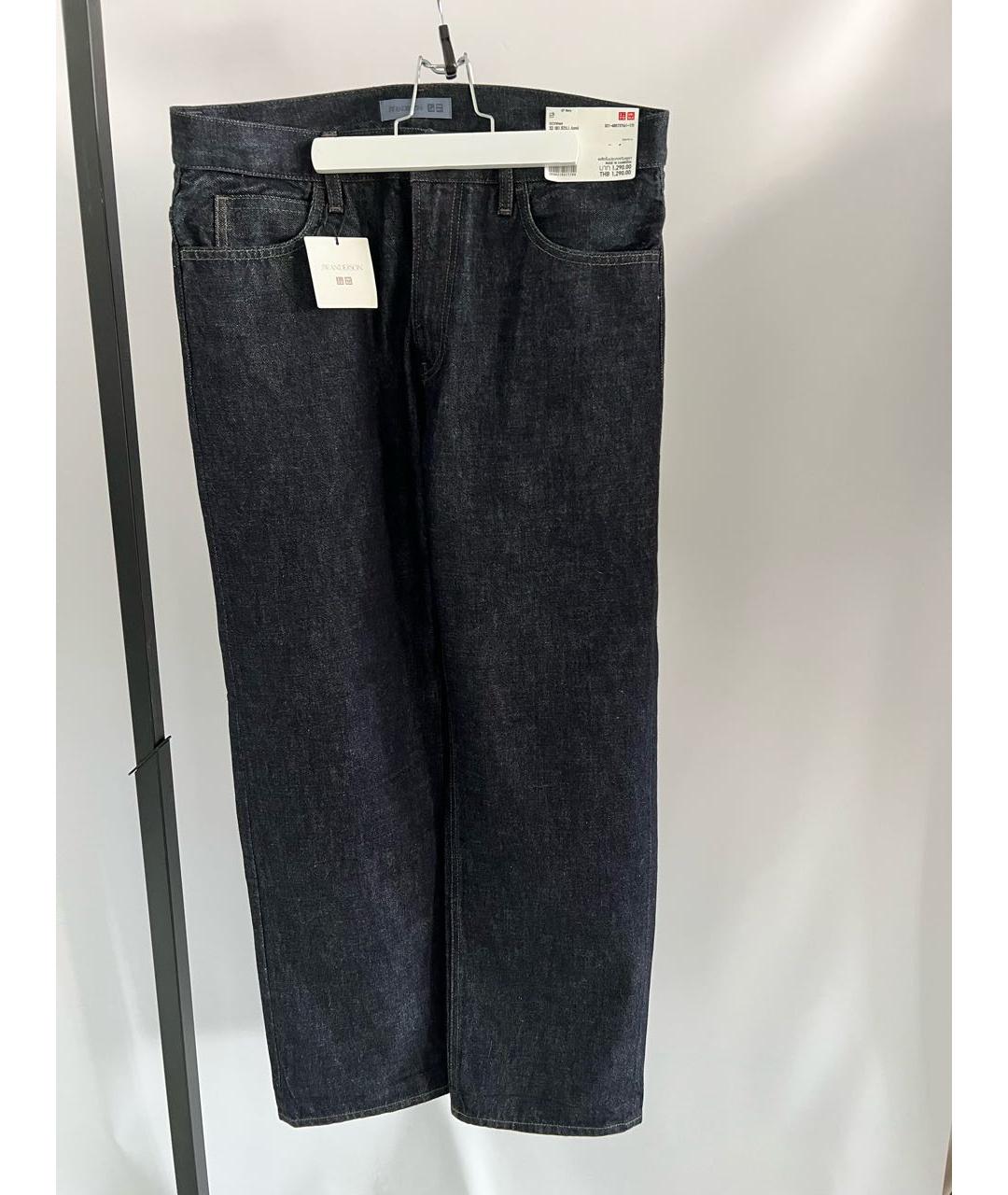 J.W.ANDERSON Черные хлопковые прямые джинсы, фото 4