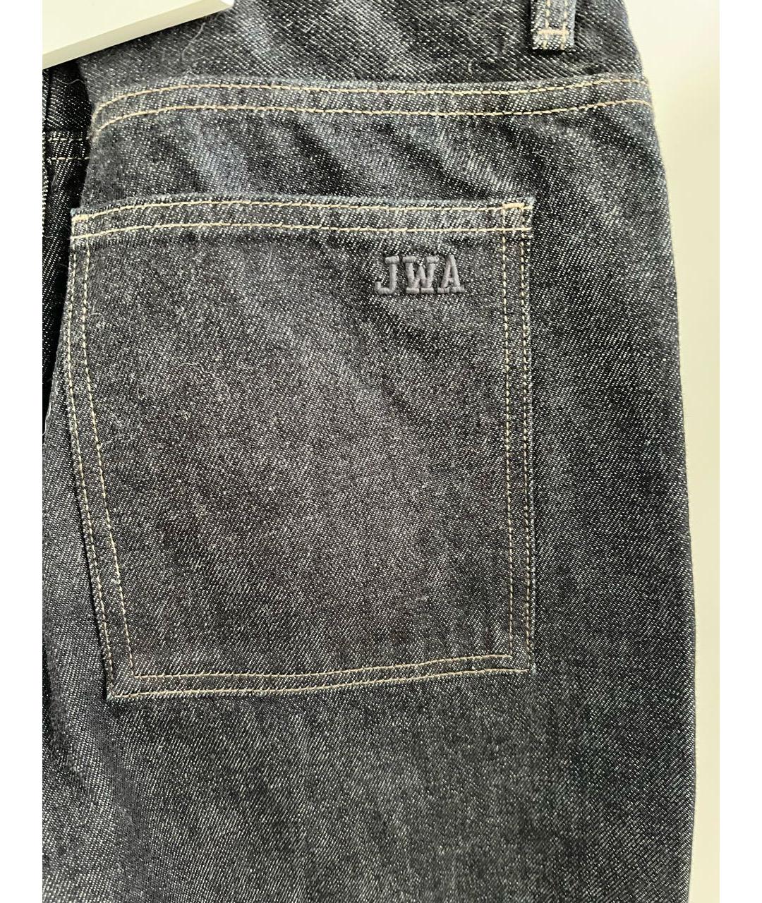 J.W.ANDERSON Черные хлопковые прямые джинсы, фото 3