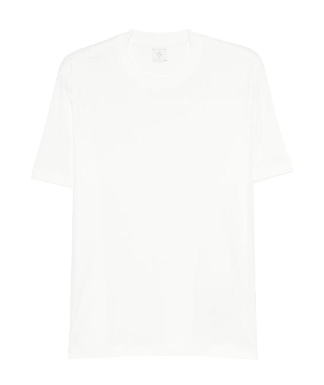 ELEVENTY Белая хлопковая футболка, фото 1