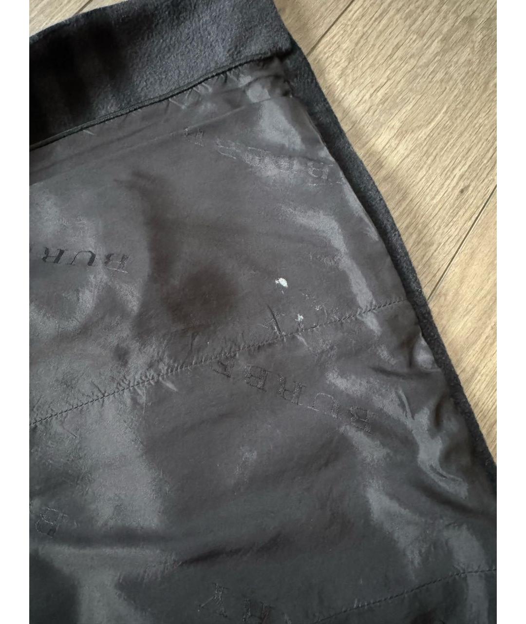 BURBERRY Антрацитовое шерстяное пальто, фото 8