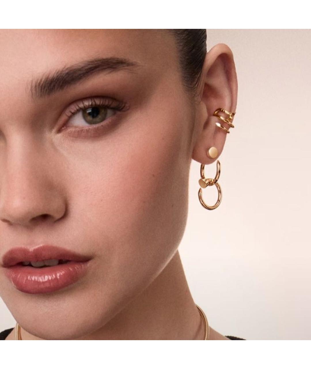 CARTIER Золотые серьги из желтого золота, фото 2