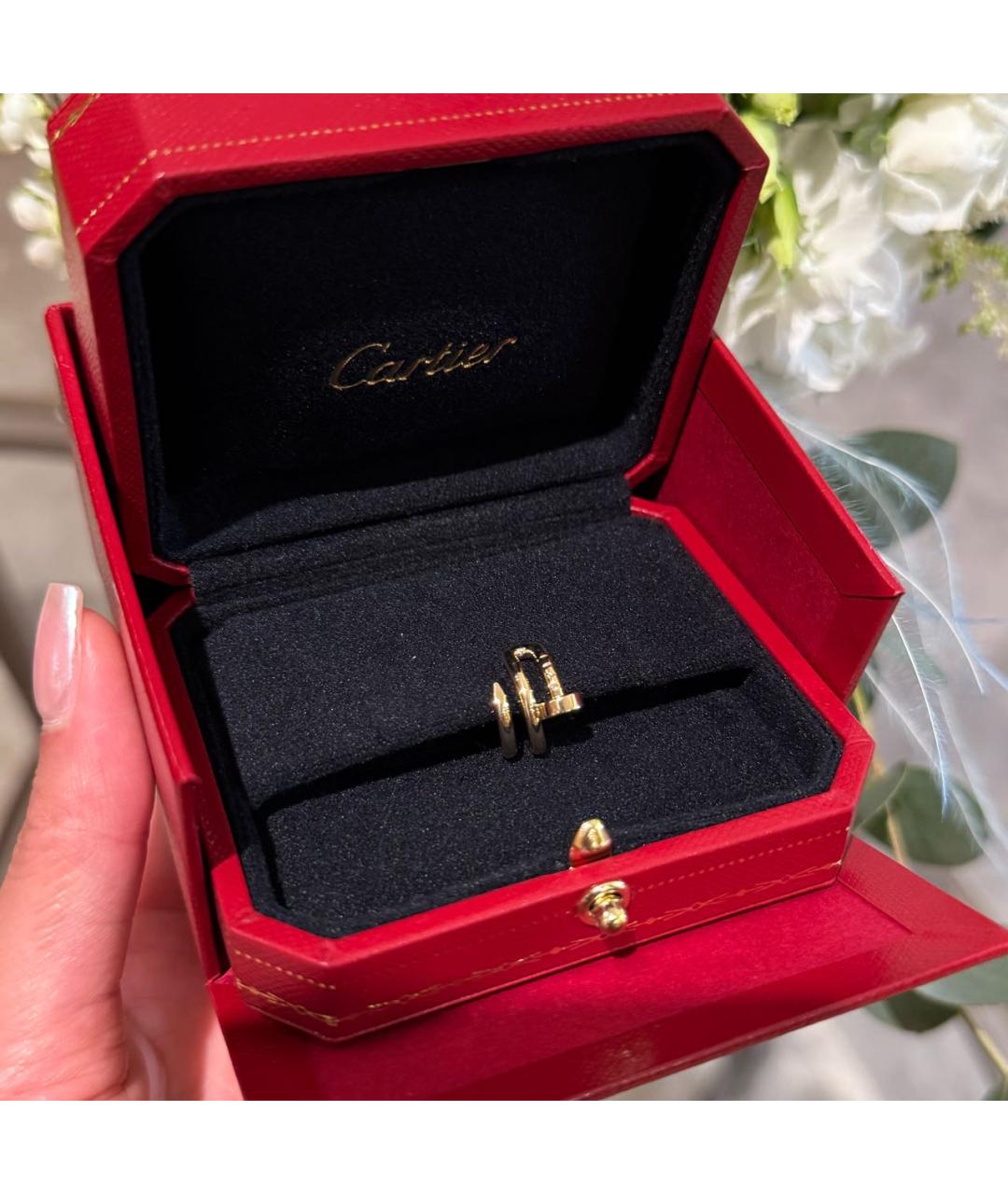 CARTIER Золотые серьги из желтого золота, фото 3