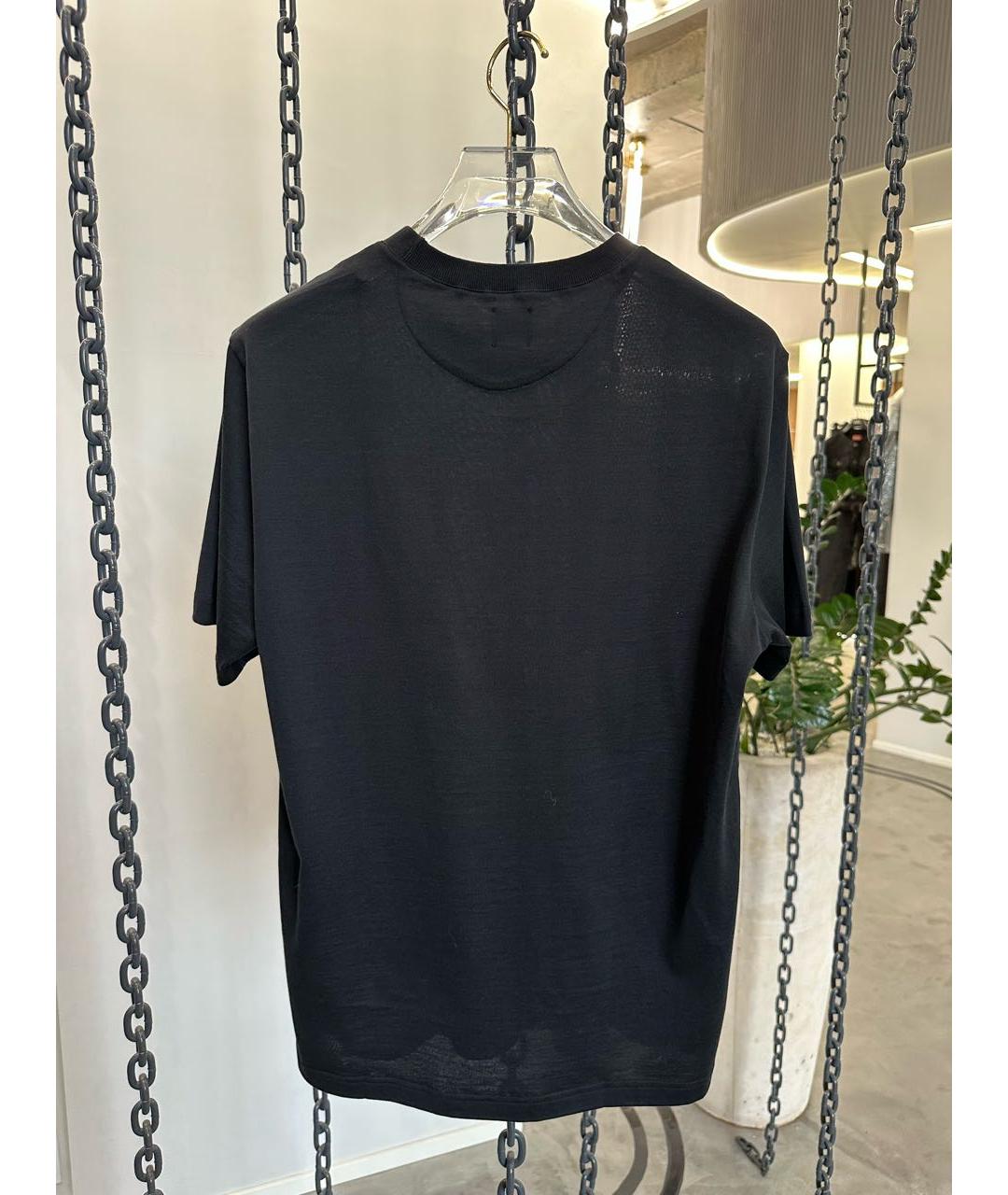 ELEVENTY Черная хлопковая футболка, фото 3