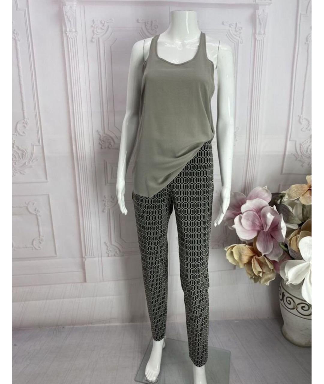 MANTU Ацетатные прямые брюки, фото 8