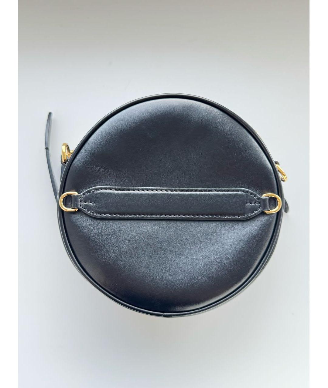 BURBERRY Черная кожаная сумка через плечо, фото 5