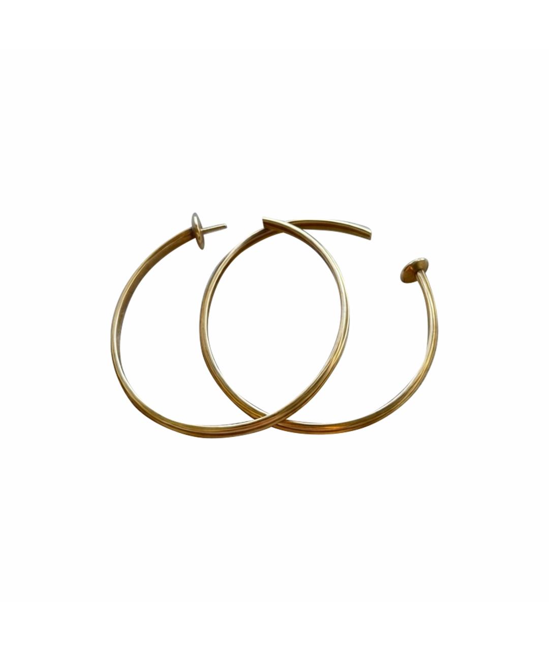 CARTIER Золотые серьги из желтого золота, фото 1