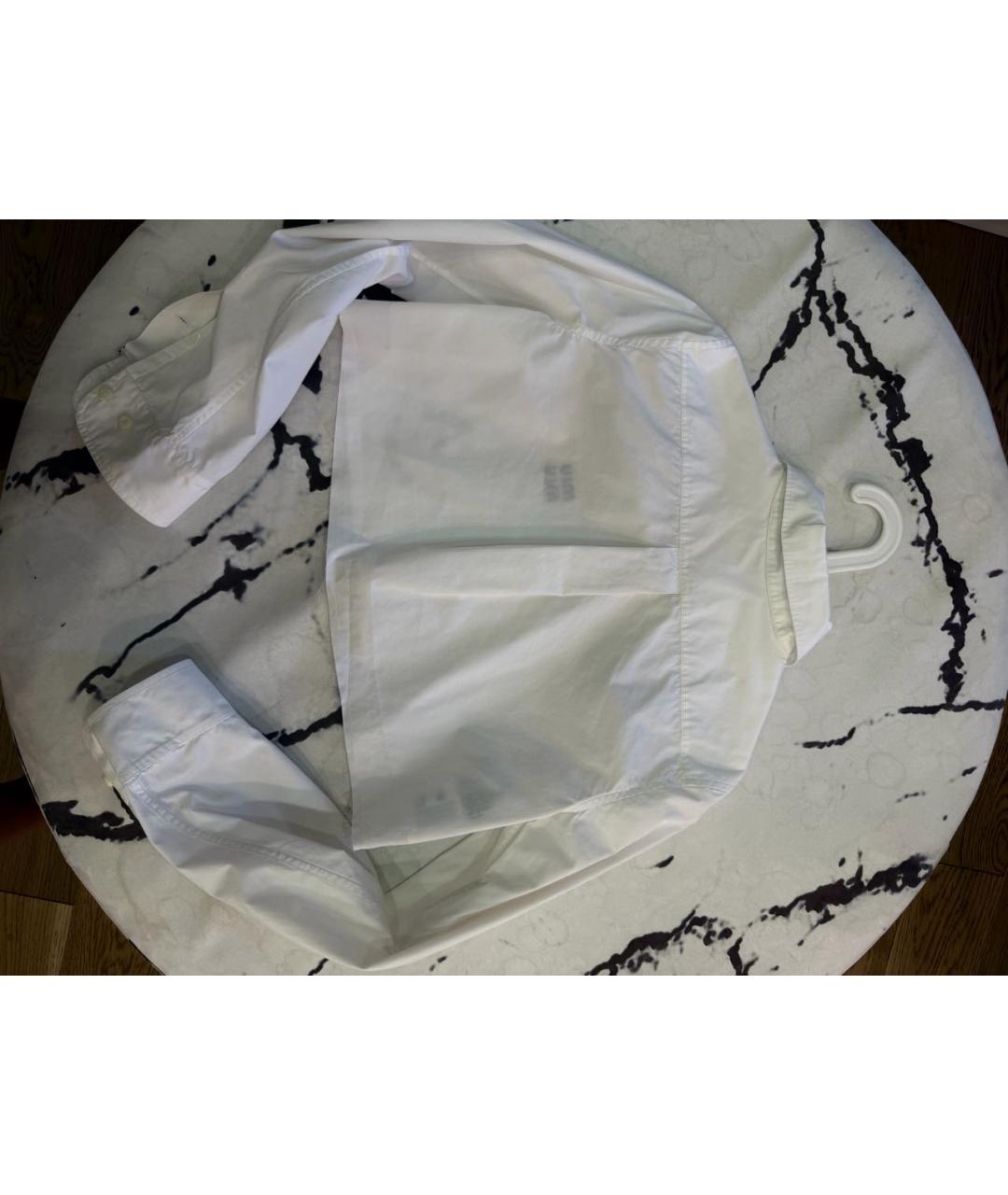 MIU MIU Белая хлопковая рубашка, фото 8