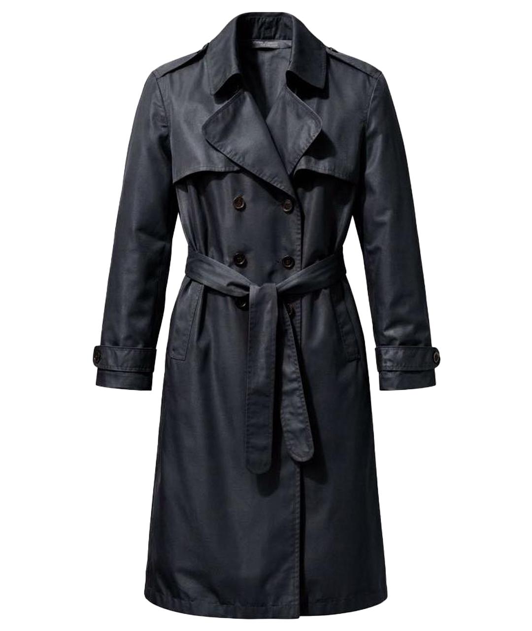 DOLCE&GABBANA Черный полиэстеровый тренч/плащ, фото 1