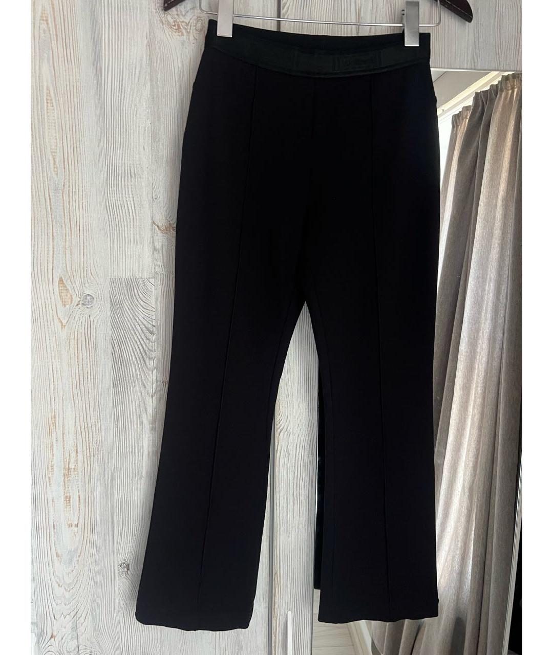 WOLFORD Черные вискозные брюки узкие, фото 5