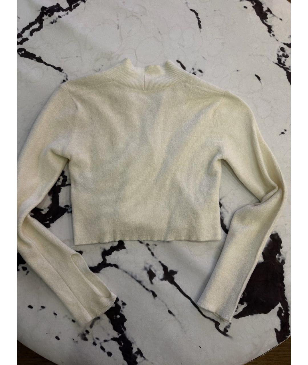 JACQUEMUS Бежевый вискозный кардиган, фото 2