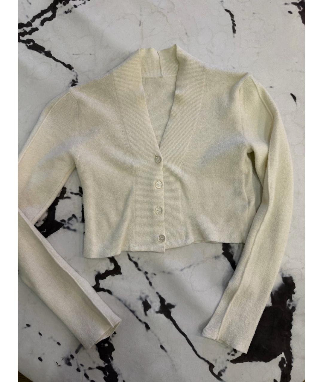 JACQUEMUS Бежевый вискозный кардиган, фото 6