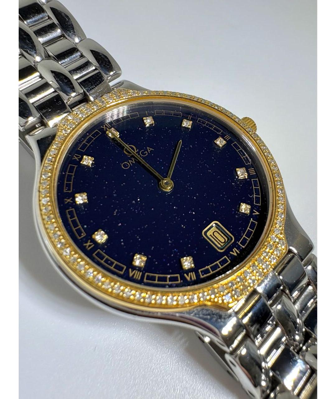 OMEGA Темно-синие часы, фото 2