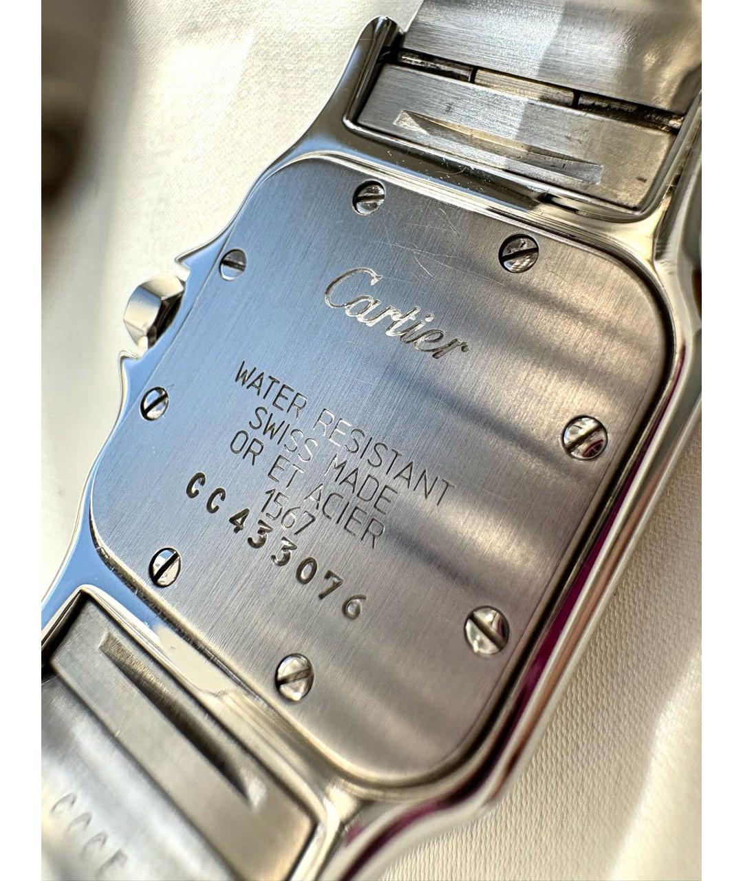 CARTIER Серебряные часы из желтого золота, фото 2