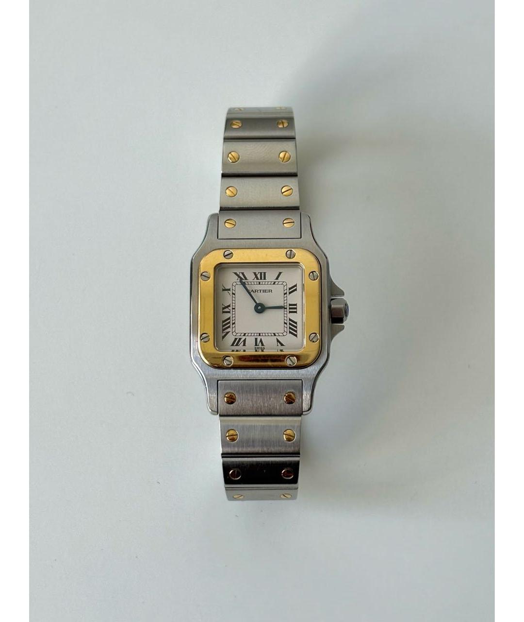 CARTIER Серебряные часы из желтого золота, фото 8