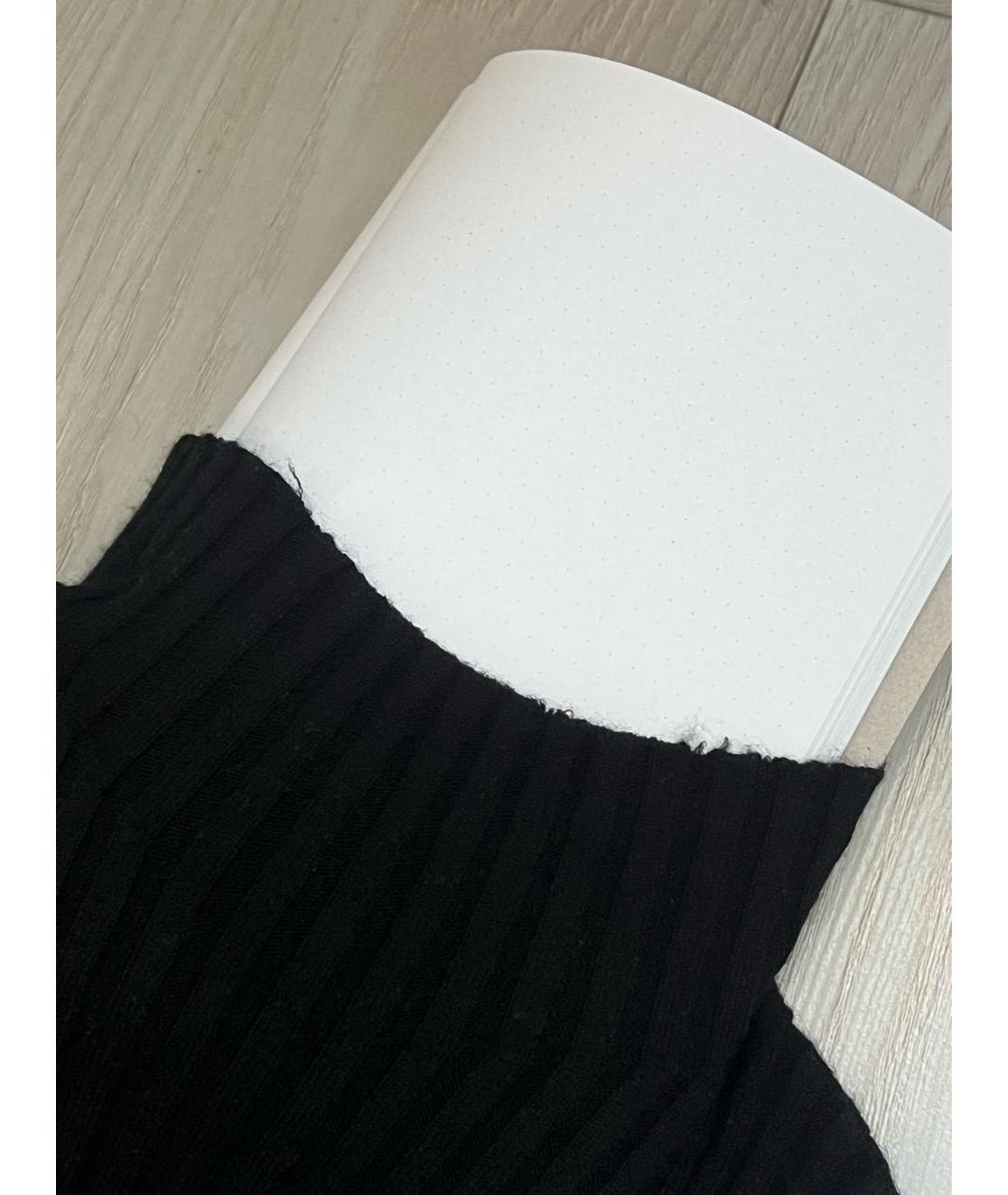 WOLFORD Черное шерстяное повседневное платье, фото 8