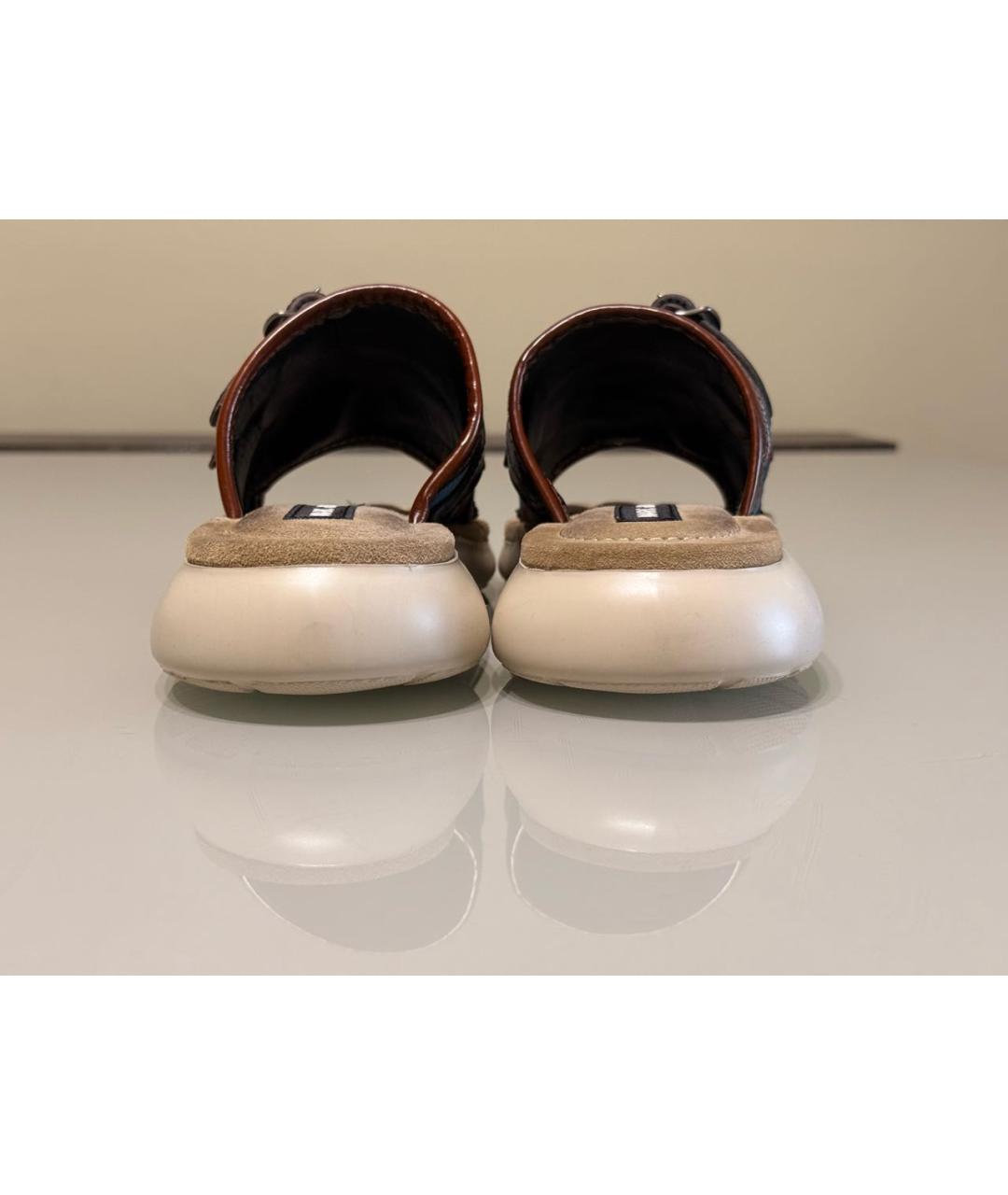 MARC JACOBS Мульти текстильные шлепанцы, фото 4