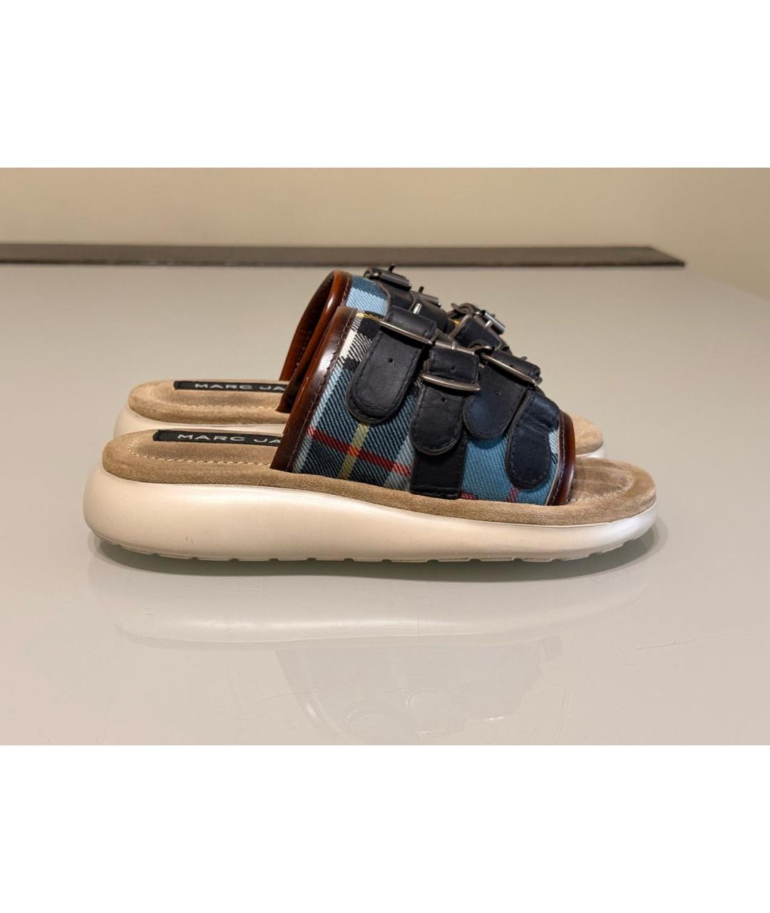 MARC JACOBS Мульти текстильные шлепанцы, фото 6