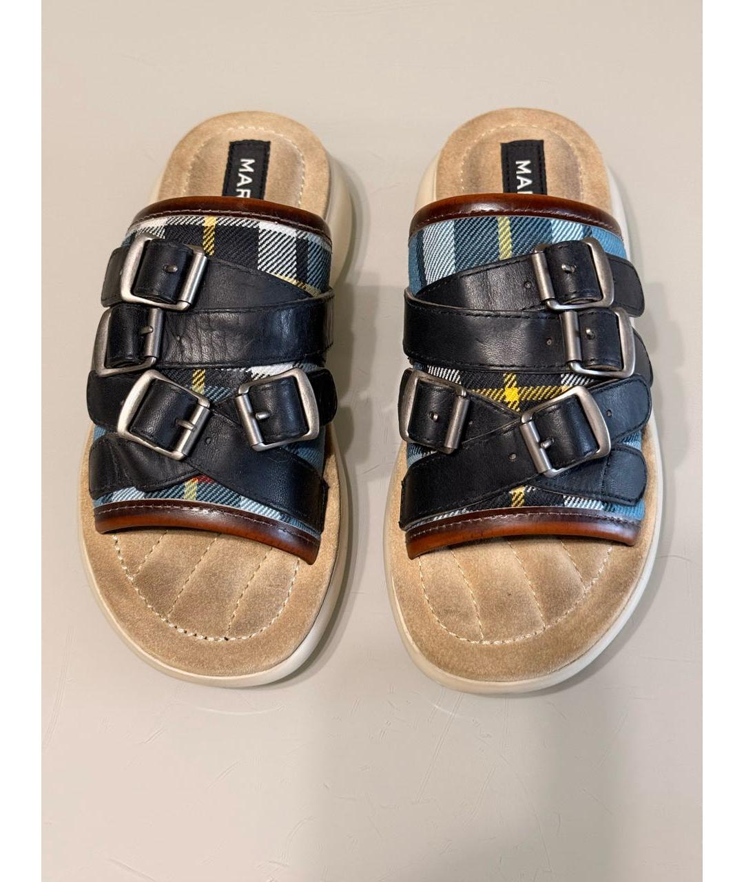 MARC JACOBS Мульти текстильные шлепанцы, фото 2