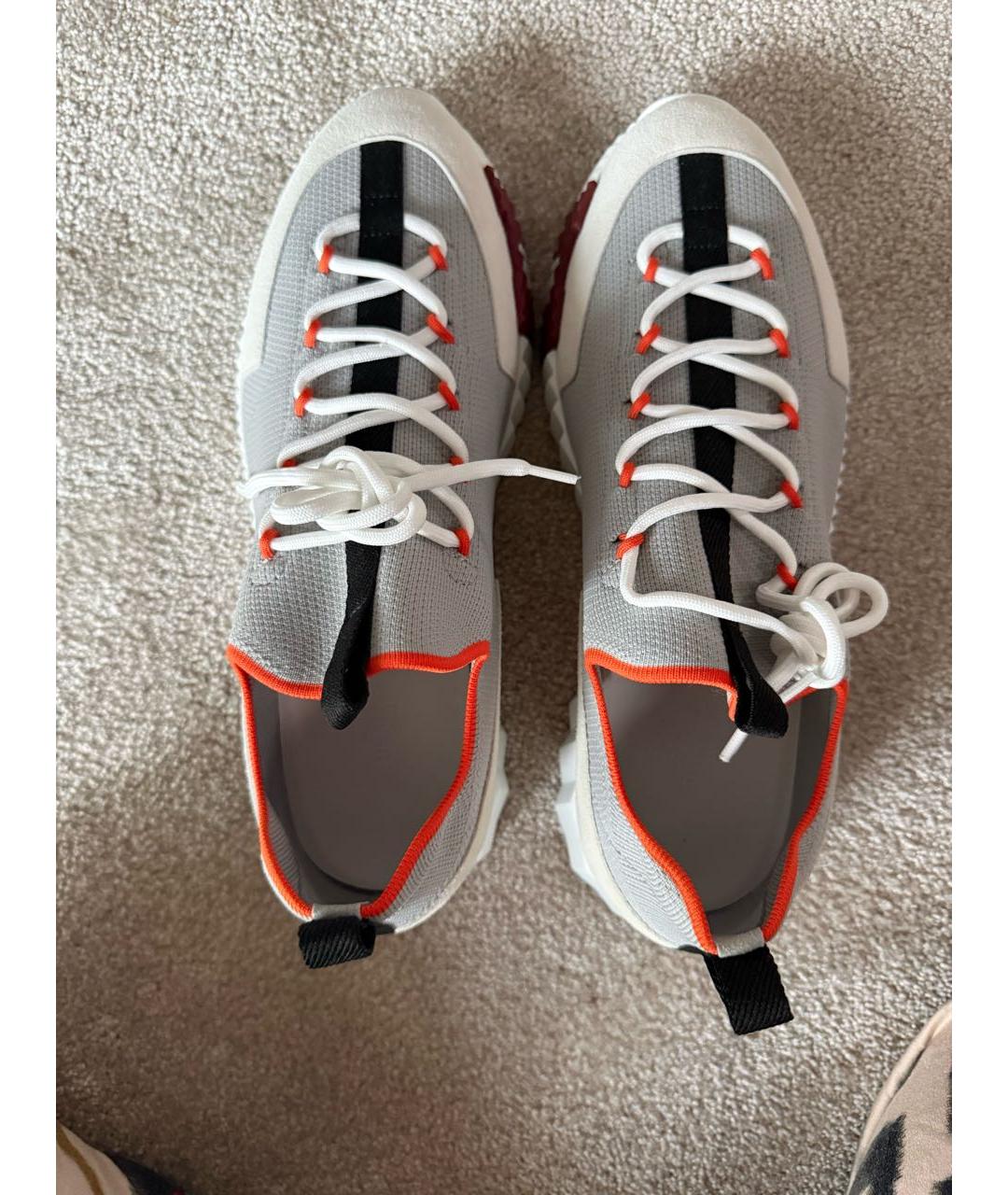 HERMES Мульти текстильные низкие кроссовки / кеды, фото 3