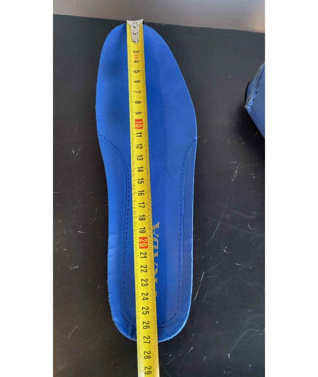 PRADA Синие кожаные мокасины, фото 7