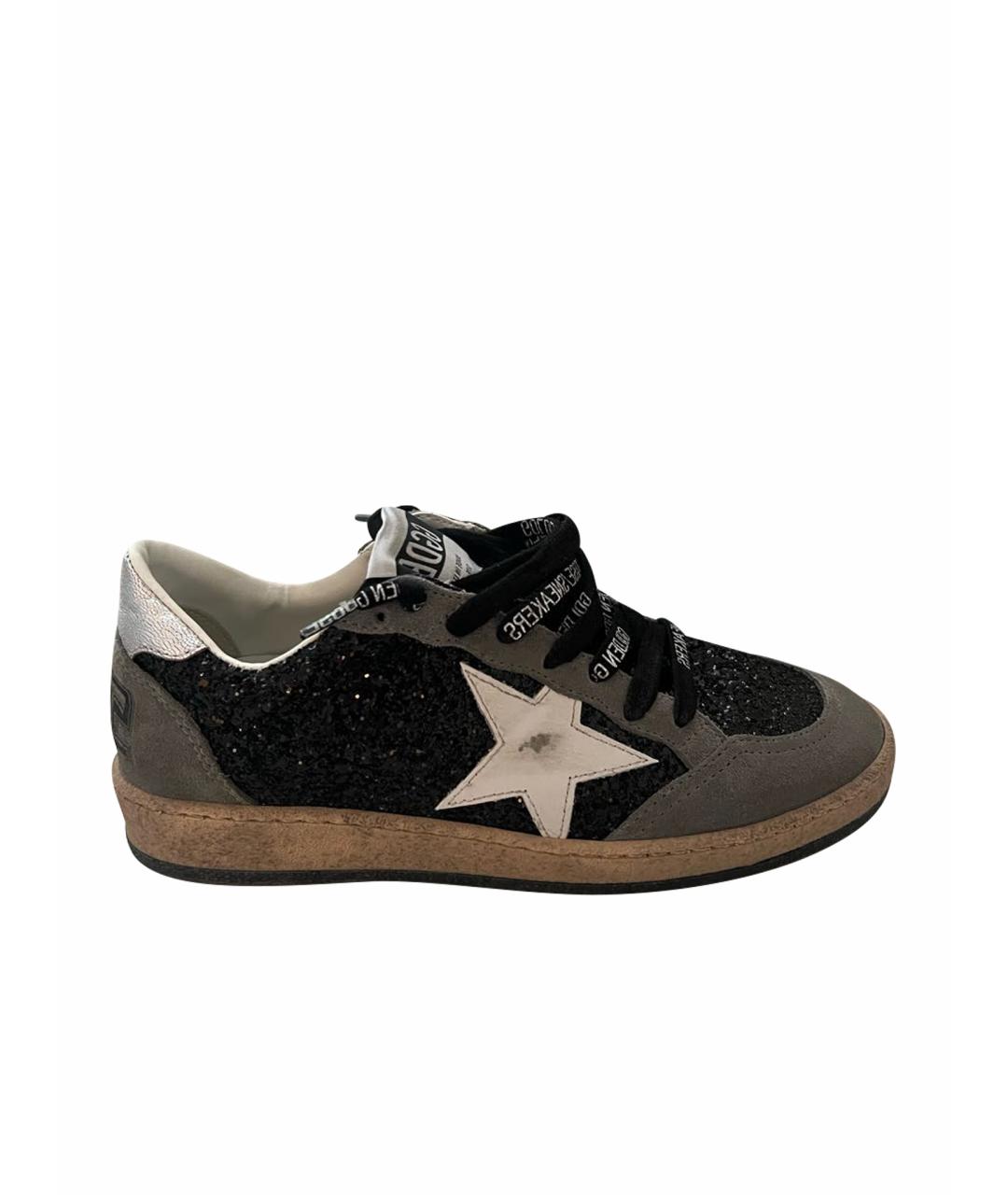 GOLDEN GOOSE DELUXE BRAND Серые кожаные кеды, фото 1