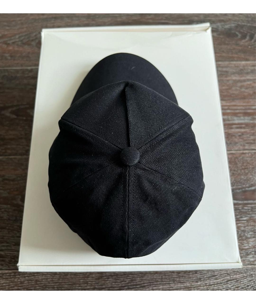 BALMAIN Черная хлопковая кепка/бейсболка, фото 2