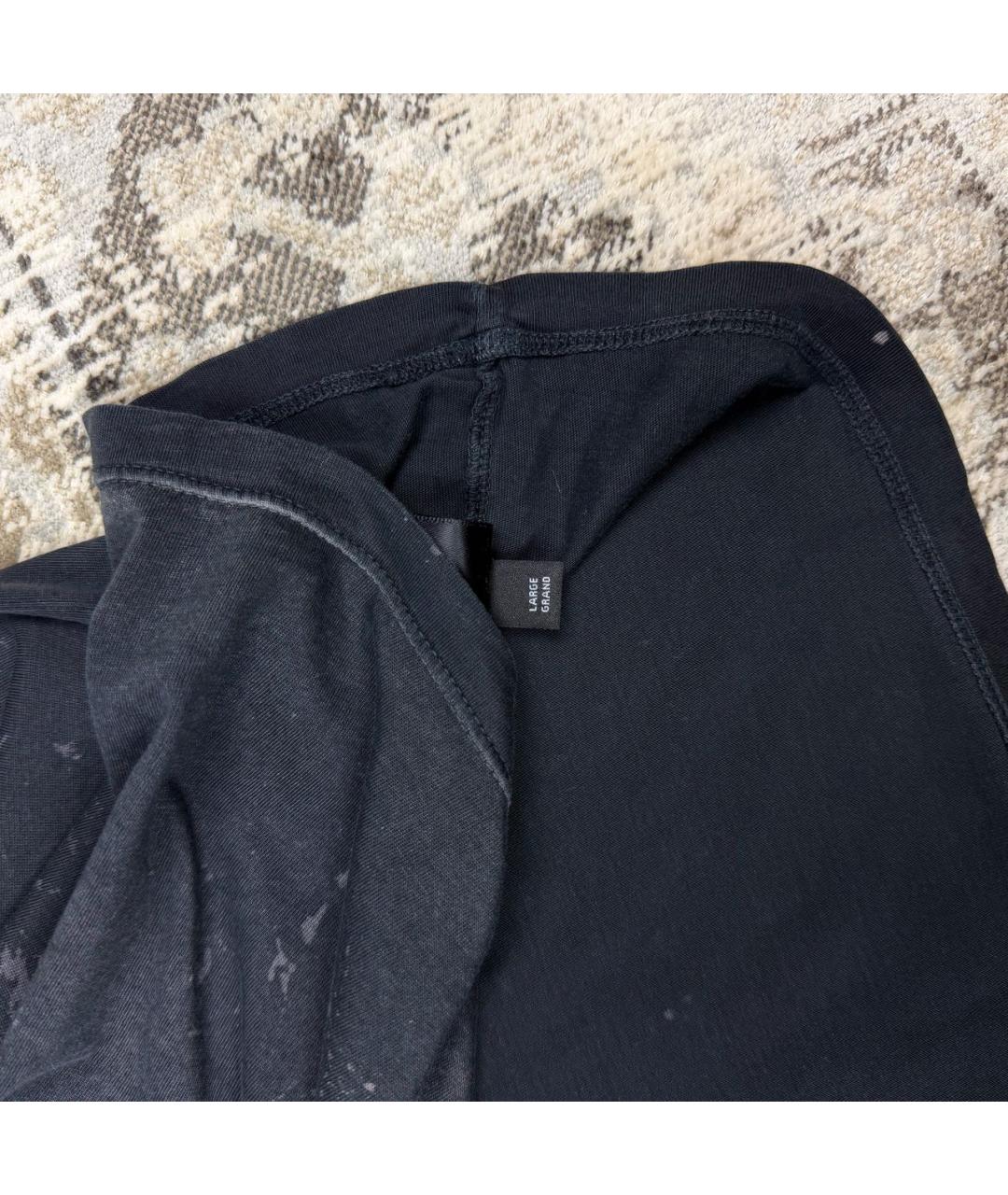 AMIRI Черная хлопковая футболка, фото 5