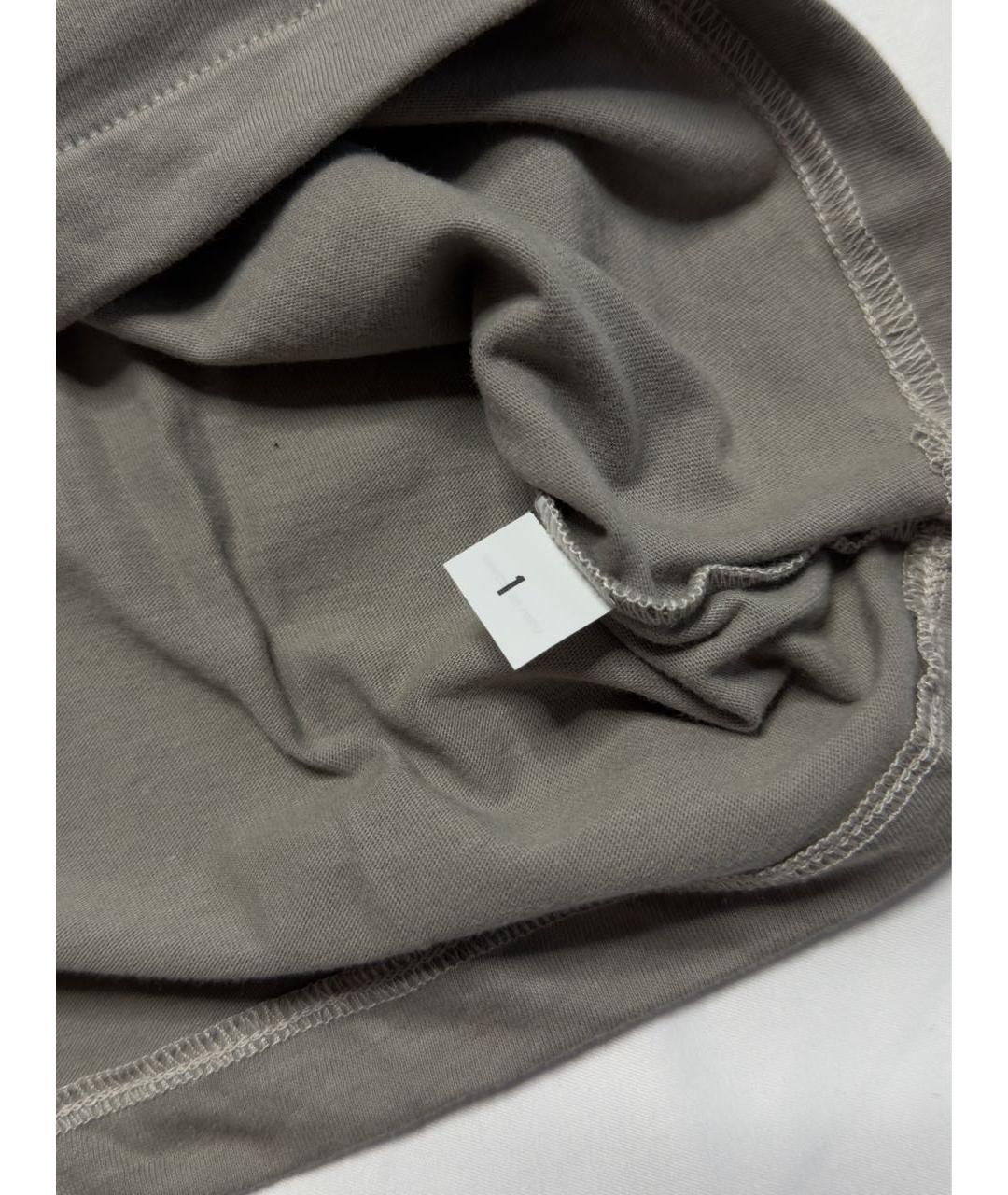 YEEZY Серая хлопковая футболка, фото 3