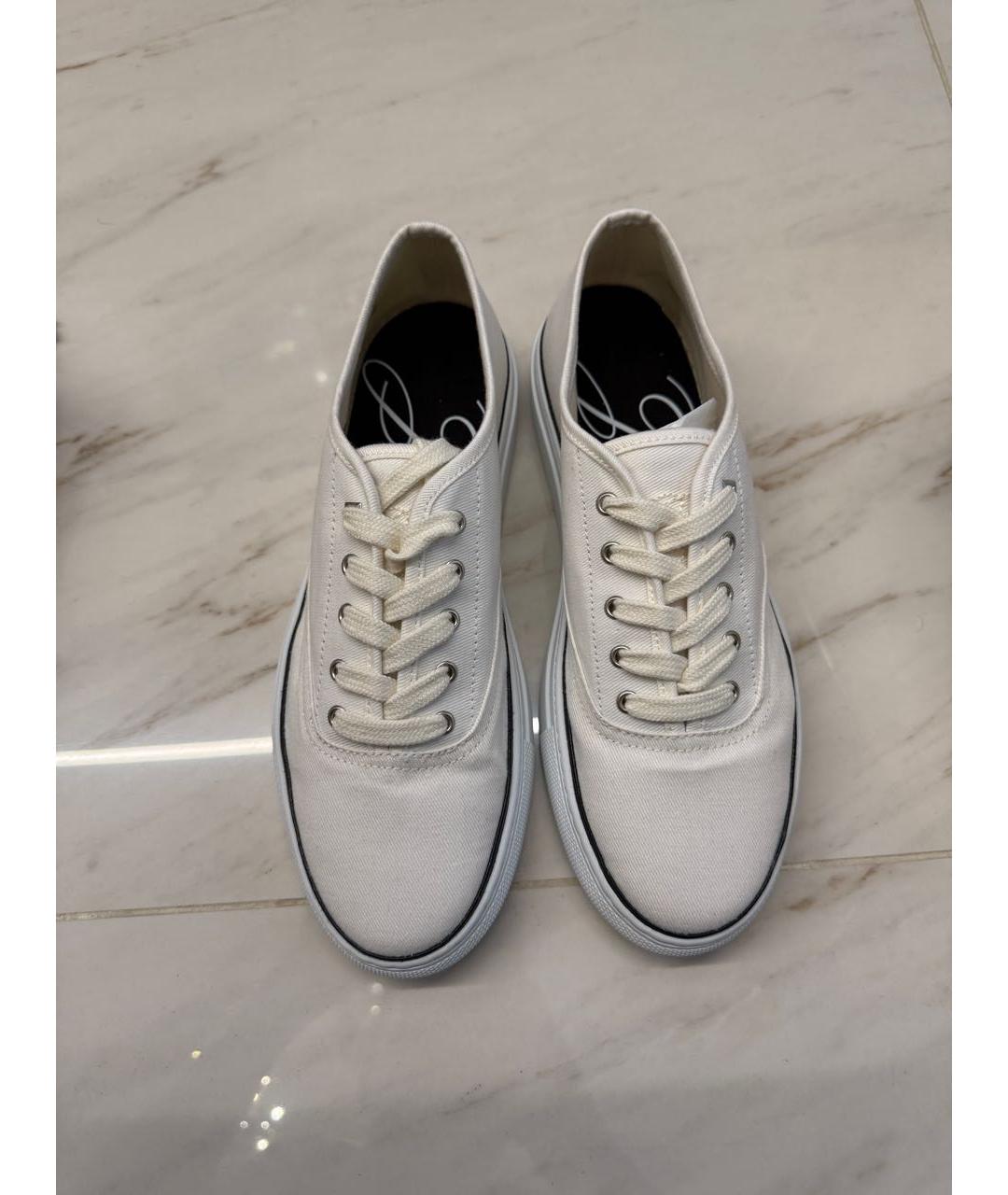 JACQUEMUS Белые текстильные кеды, фото 2