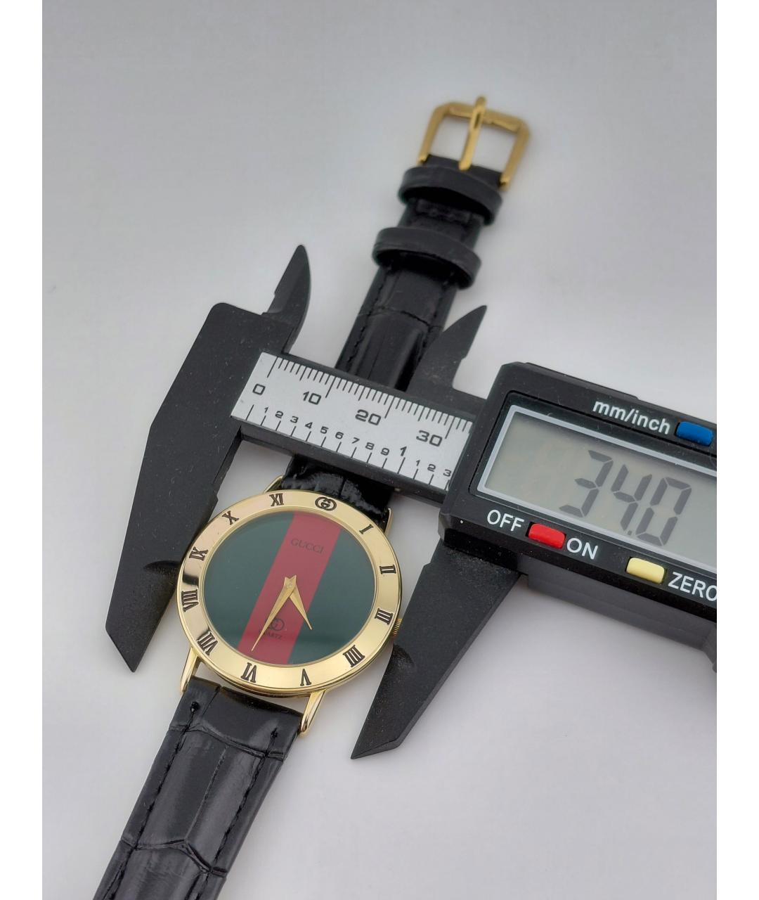 GUCCI Золотые позолоченные часы, фото 6