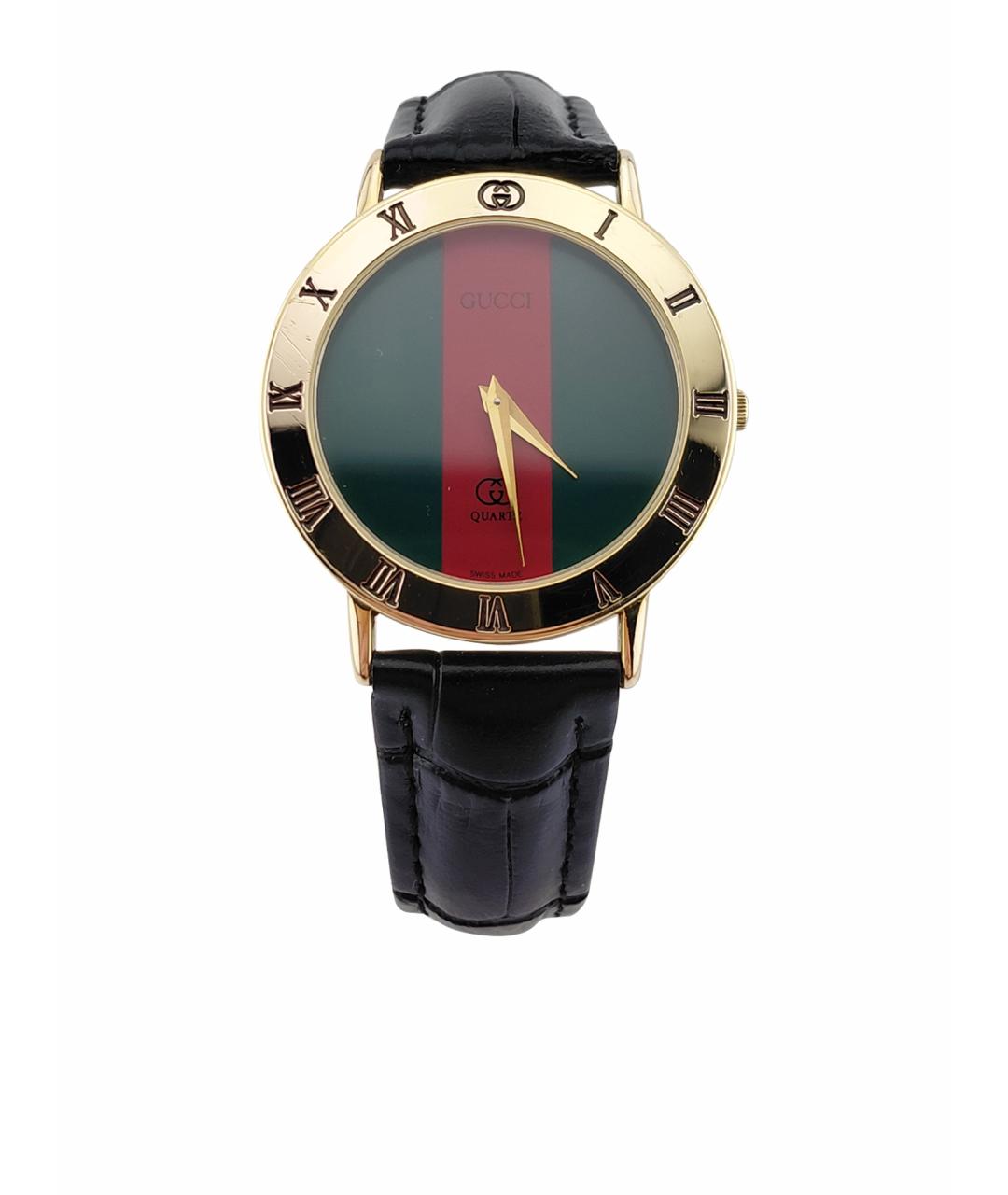 GUCCI Золотые позолоченные часы, фото 1